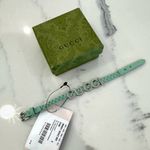 Gucci  Logo Leather Bracelet Photo 1