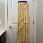 Amanda Uprichard Magnolia Maxi Dress in Cornsilk (pastel butter yellow) Photo 3