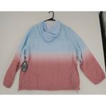 New Balance Women Colorblock Ombre Hooded Windbreaker Jacket Size 3X Photo 1