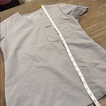 FIGS  Light Gray V-Neck Scrub Top color: cement Photo 3