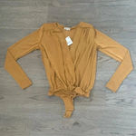 Free People  Turnt Bodysuit - Size XS - Golden Nugget‎ - NWT Photo 3