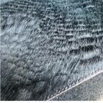 Mersea Cow Hide Black Clutch with Magnetic Closure Photo 1