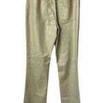 We Wore What Revolve Vegan Leather Kick Flare High Waisted Pants Size 27 In Oat Photo 5