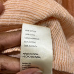 Anthropologie V-Neck Popover Cotton Long Sleeve Shirt in Orange Sz S Photo 9