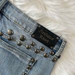 Street Fashion Gun Metal Studded Blue Denim Shorts Size undefined Photo 5