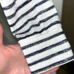 A New Day Women’s Size XS White & Black Striped Pullover Preppy Sweater Hoodie Photo 4
