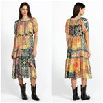 Johnny Was 💕💕 Kaleida Zenovia Dress ~ Kaleidoscope Print Medium NWOT Photo 4