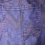 Free People  Women's Purple Aztec Skinny Jeans Size 30 Photo 3