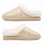 Ralph Lauren Pole  Women’s Gold Fur Lined Slippers NWB Photo 0