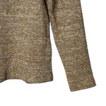 Rita Row Knit Mock Neck Long Sleeve Top Tan Brown Neutral Capsule Career Large Photo 4