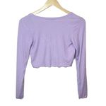Princess Polly  Pedro Knit Cropped Cardigan Top in Lilac Size 0 Photo 6