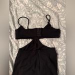 Olivaceous  Black Jumpsuit with Cut Outs Photo 6