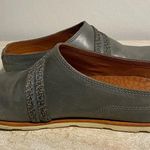 Chacos Chaco Castlerock grey leather slip on mules. Sz 7.5. Harper caribou Photo 8