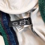 Vintage Swimsuit Striped One Piece Cotton Bodysuit 9/10 9 10 New Green Photo 5