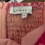 Endless Rose Pink Floral Jacquard Peplum Top  Small NWOT Photo 6