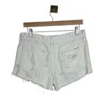 Free People Loving Good Vibrations Denim Shorts in White Size 28 Photo 5