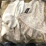 EXPRESS  Ruffle Wrap Cami Blouse Polka Dot M Photo 10