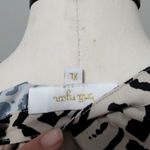 Britt Ryan  beige black animal print blouse size xl Photo 6