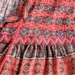 Lucky Brand Sleeveless Boho Geometric Paisley Top With Tassel Details Photo 4