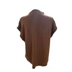 Madewell Oversized Funnelneck Tunic Top in Golden Spinach S Photo 3