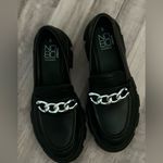 NOBO Black Flats with Silver Chain Accent Size 6 Photo 5