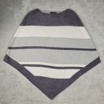 Barefoot Dreams  Cozychic Ultra Lite Blue Stripe Ocean Poncho Beach One Size Photo 1