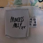 Princess Polly  Multicolor Silk Satin Floral High Waist Zip Mini A-Line Skirt 8 Photo 3