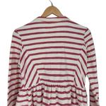 Free People  Striped Peplum Jacket size XS Long Sleeve Zip Up Photo 6