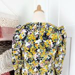 Essentiel Antwerp Zamel Floral Ruffled Blouse Sz 32 EU 0 US Yellow Photo 8