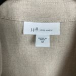 J.Jill Love Linen Button Front Longline Duster Jacket Sz.M Tan Size M Photo 8