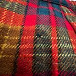 Vintage 1950s Abby Michael Ltd Red Yellow Green Tartan plaid wool golf pants. Size XS Photo 7