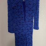 Alexis  Cobalt Blue Lace Dress Large Photo 4