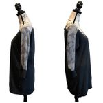 Victoria's Secret VS  Tunic Sweatshirt Gray Medium Scoop Neck 3/4 Sleeve Camo Photo 2