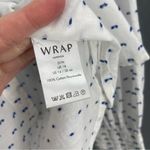 WRAP London Long Sleeve Cotton Button Down Embroidered Western Printed Shirt Top White Size 14 Photo 7