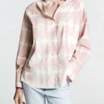 ZARA Nwt  women Tie Dye cotton Button Down Long-Sleeve Shirt M Photo 1