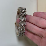 Badgley Mischka Mayra Ankle Strap Evening Shoe rose gold glitter size 8 Photo 9