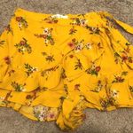 Love Tree Yellow Wraparound Skort  Photo 0