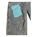 Lee Vintage  Dungarees Rivited Denim Blue Bib Overalls Size L Carpenter Patchwork Photo 10