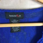 Teeze Me Juniors Size 9/10 Blue Long Sleeve Tulle Party Dress NWT Photo 6