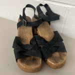 Kork-Ease  sz9 the original wooden clogs Tia platform  studded black sandal wood Photo 1