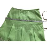 INC International Concepts Womens Pleated Skirt Size 6 Side Zipper Green Photo 5