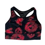Victoria Sport Women’s floral red and black racer back sports bra Photo 0