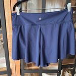Athleta  performance shorts navy water resistant swim mid rise runnjnf training Photo 1