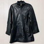 Ellen Tracy Genuine Leather Jacket Black Size S Photo 0