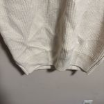 ZARA White Ribbed Knit Oversized Sweater Vest- Size Small Photo 1