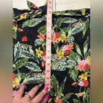 Charter Club  Luxury Linen Cotton Blend Pants Size Medium Tie Belt Tropical Wide Photo 3