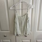 E & M  striped faux button tank top size medium Photo 4