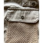 Ralph Lauren Lauren Sleeveless Shirt Top Sz M Vest Outdoor Safari Utility Beige Photo 7