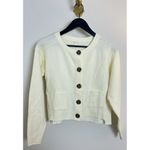 Free People Luna Button-Up Cardigan in Ivory Size X-Small Photo 2
