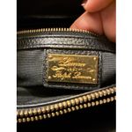 Ralph Lauren Lauren  Women’s Black Pebbled Leather Handbag Purse Tote Photo 6